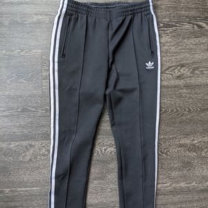 Adidas Side stripe tapered leg track pants